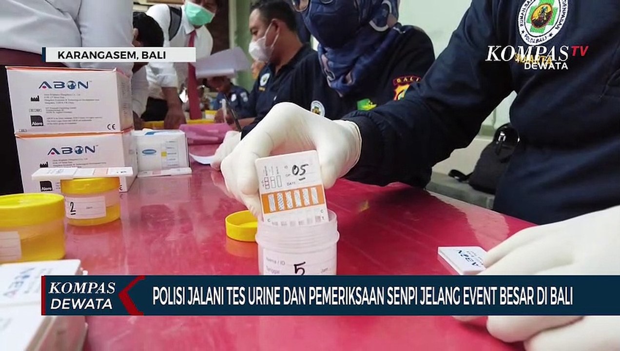 Ratusan Polisi Jalani Tes Urine & Pemeriksaan Senpi
