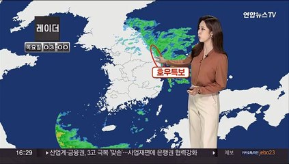 [날씨] 동해안 호우특보…흐리고 평년보다 서늘