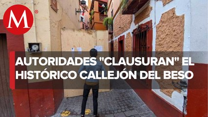 Clausuran Callejón del Beso en Guanajuato por “motivos de seguridad”