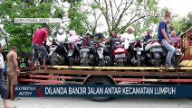 Banjir Aceh Utara Menyebabkan Jalan Antar Kecamatan Lumpuh