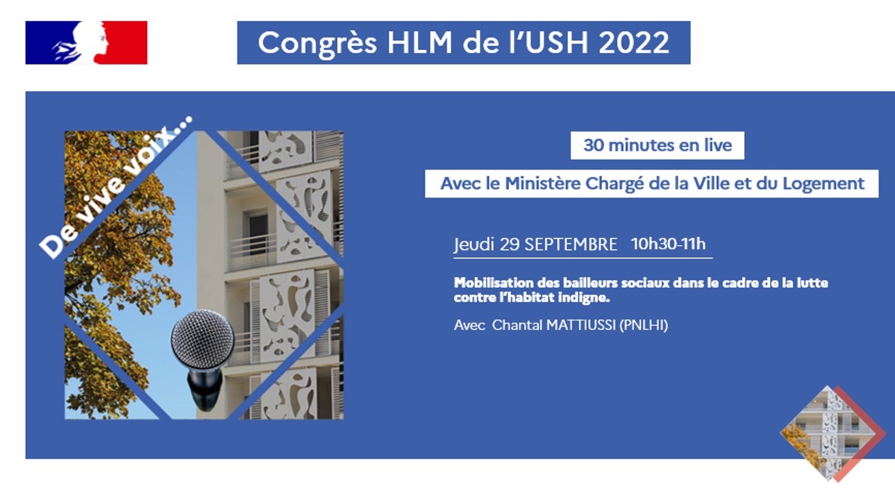 Webradio n°6 "De Vive Voix" : Mobilisation des bailleurs sociaux dans le cadre de la lutte contre l’habitat indigne.