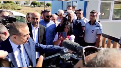 AKP İzmir İl Örgütü arıtma tesisine zorla girdi!