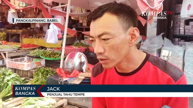 Harga Kedelai Naik, Omset Penjual Tahu dan Tempe di Pangkalpinang Menurun Drastis