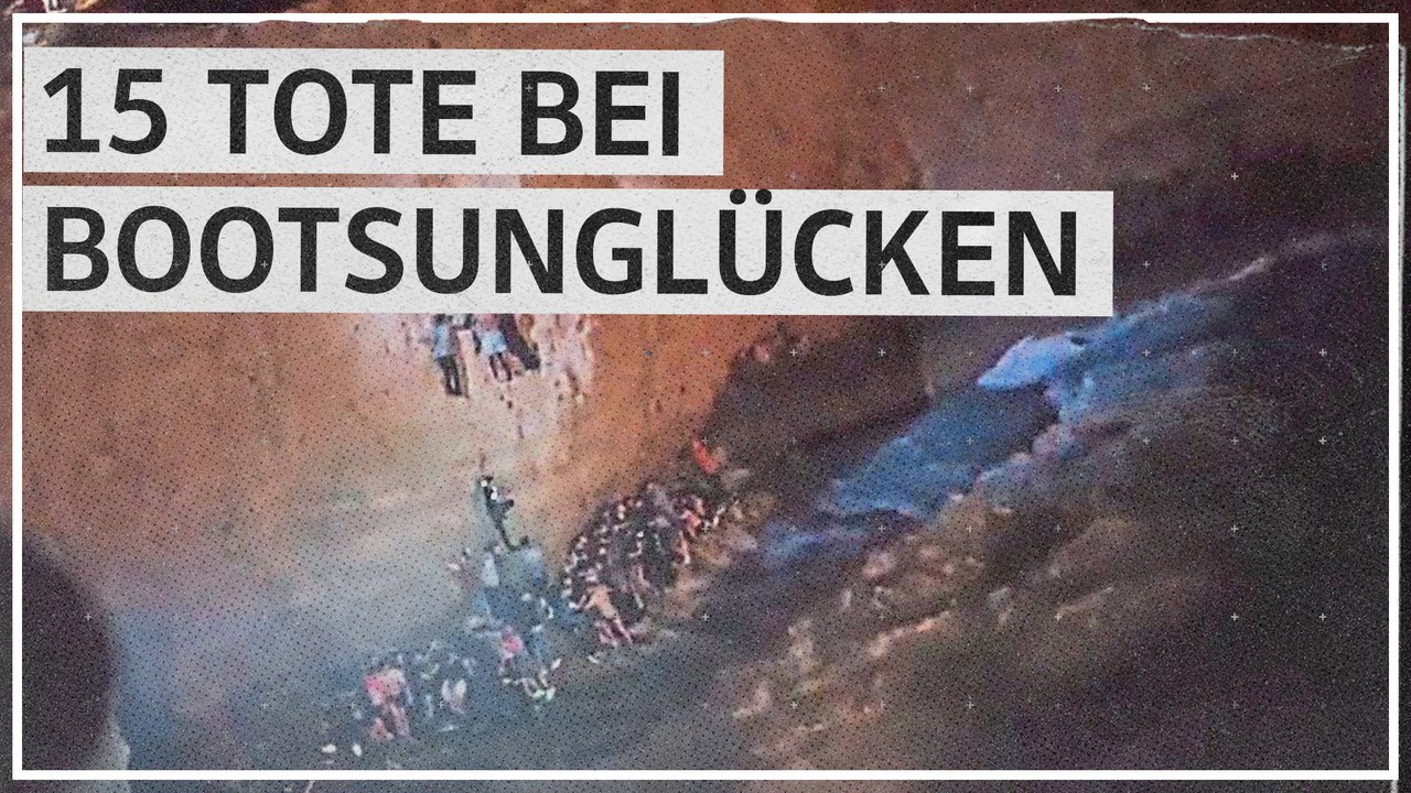 Flüchtlingsboote vor Griechenland gesunken: Mindestens 15 Tote