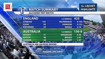 Ashes 2009 England v Australia 2nd Test at Lords