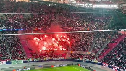 Celtic fans Leipzig