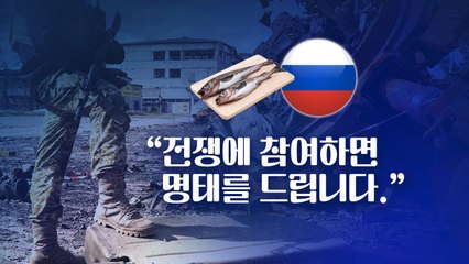 [뉴스큐] 전쟁 참여하면 명태에 도다리, 연어도 드립니다?...러시아 군 동원령 / YTN