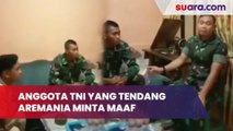 Anggota TNI yang Videonya Viral Tendang Aremania di Tragedi Kanjuruhan Minta Maaf ke Keluarga