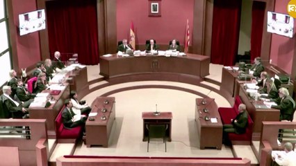 Josep Costa s'enfronta al tribunal i abandona el judici contra la mesa