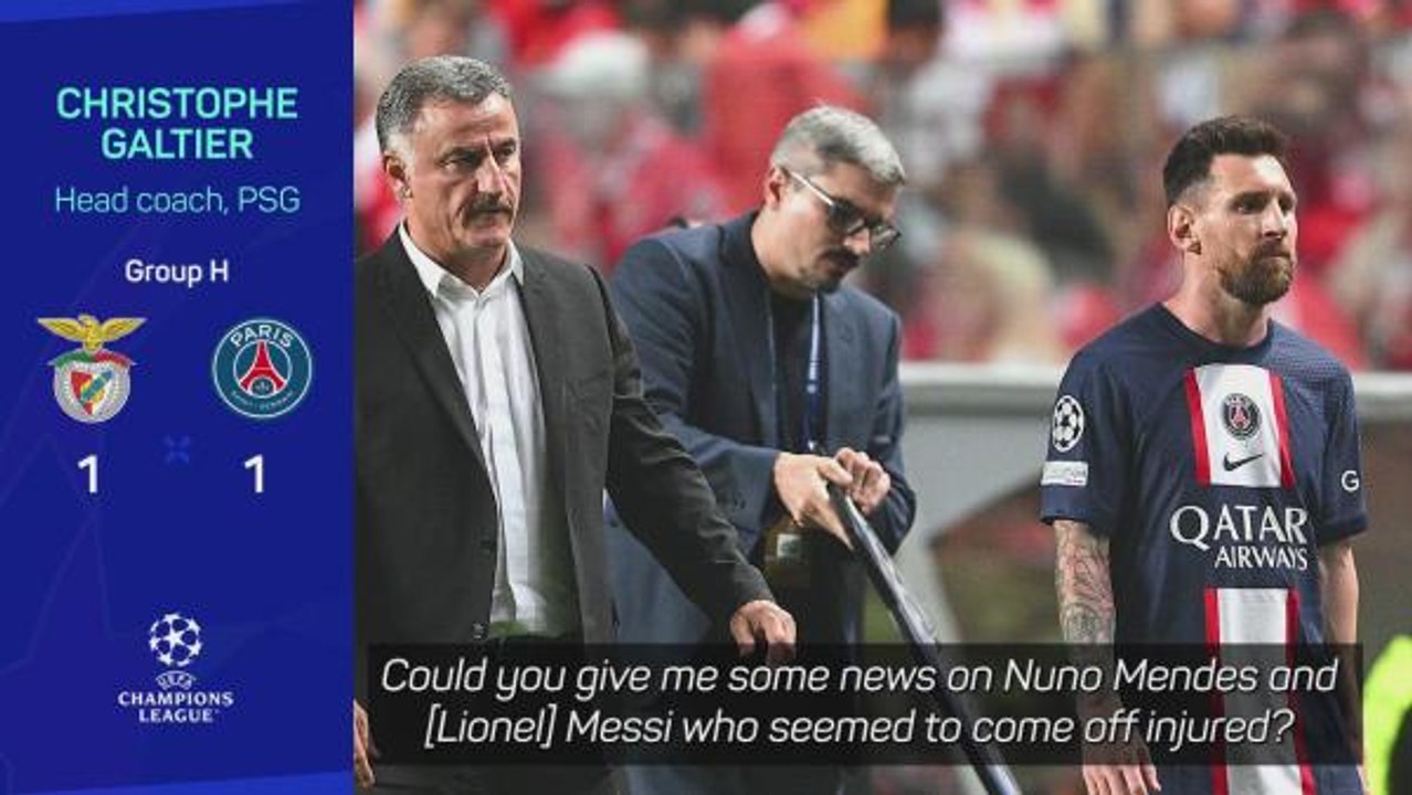 Galtier provides injury update on PSG star Messi