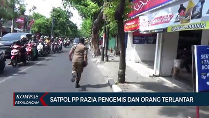 Satpol PP Razia Pengemis dan Orang Terlantar