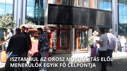 Isztambul a mozgósítás elől menekülő oroszok egyik fő célpontja