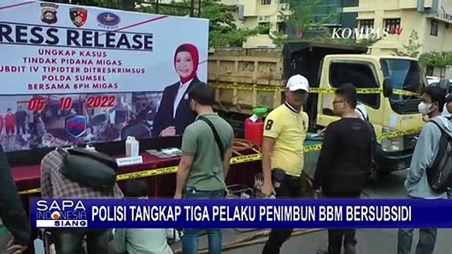 3 Pelaku Penimbun BBM Bersubsidi di Palembang Ditangkap Polisi!