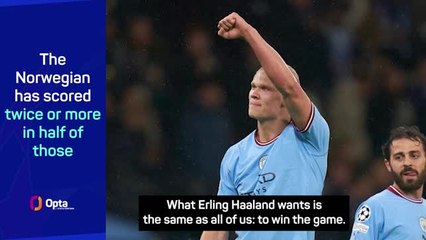 "Haaland scores to win, he isn't focused on hat-tricks" - Guardiola