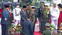 Momen Presiden Jokowi Tidak Salam Tangan Kapolri Listyo di HUT TNI