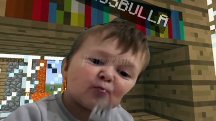 Hassbulla in a minecraft raid #creepstar #meme #minecraft