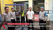 Tampang 4 Oknum Polisi Aniaya Mahasiswa di Maluku Utara, Ini Kronologinya