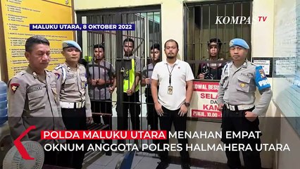 Tampang 4 Oknum Polisi Aniaya Mahasiswa di Maluku Utara, Ini Kronologinya