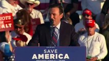 Senator Adam Laxalt and Governor Joe Lombardo speaks at Save America Rally in Minden, Nevada 10/08/2022
