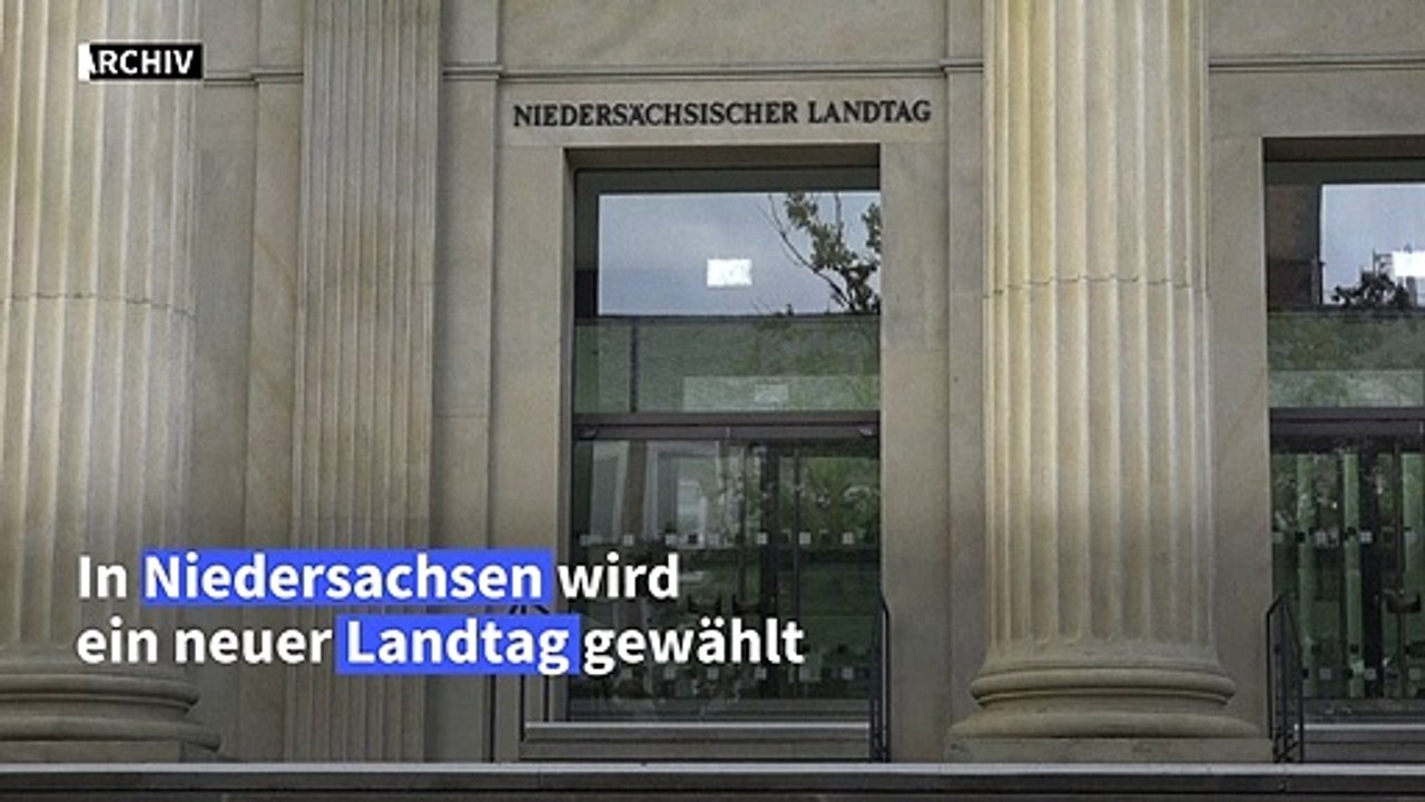 Landtagswahl in Niedersachsen begonnen