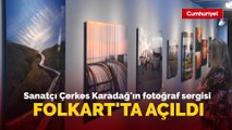 Sanatçı Çerkes Karadağ'ın fotoğraf sergisi Folkart'ta açıldı