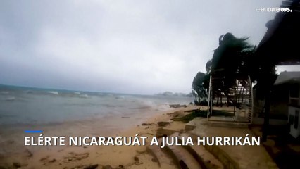 Elérte Nicaraguát a Julia hurrikán, hatezer embert kitelepítettek