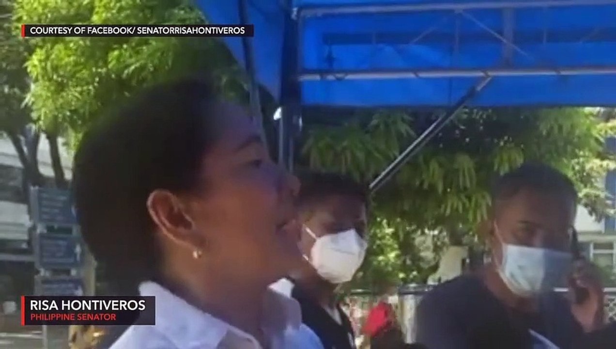 Senator Risa Hontiveros calls for Leila de Lima’s release following a hostage taking