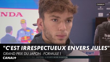 La colère et l'émotion de Pierre Gasly concernant l'incident du Grand Prix du Japon - F1