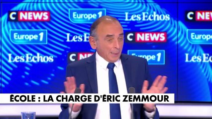 « L'école est prise en tenaille identitaire entre l'islamisation et l'idéologie woke », lance Éric Zemmour