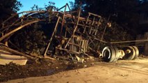 Kayseri’de freni boşalan kamyon devrildi: 1 kişi hayatını kaybetti