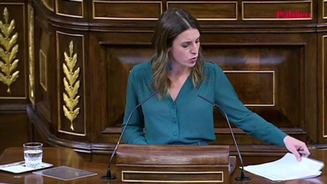Irene Montero, sobre los cánticos machistas del Colegio Mayor de Madrid: Esto es cultura de la violación