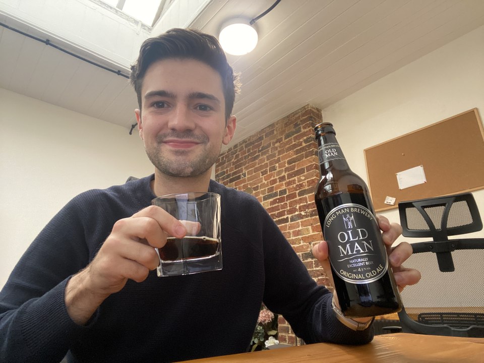 Trying the 'World's Best Beer' - which is brewed in East Sussex