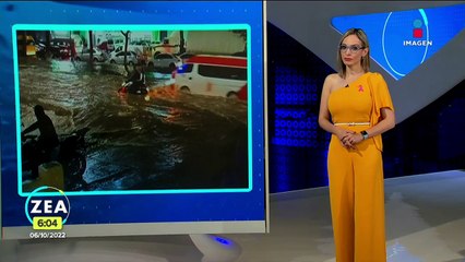 Lluvias provocan inundaciones y desbordan canal en Tultitlán