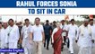Bharat Jodo Yatra: Rahul Gandhi forces Sonia Gandhi to sit in the car, watch |  Oneindia news * news