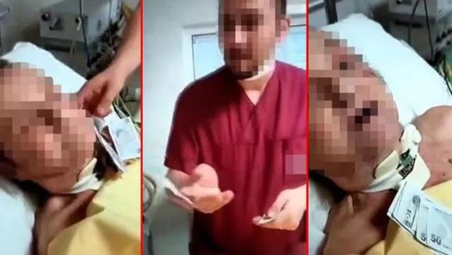Hastanede yaşlı kadının yüzüne para atan vicdansızın ilk ifadesi ortaya çıktı: Görüntüleri eğlence amaçlı çektik
