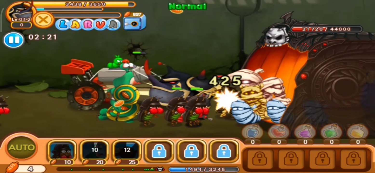 Fight in the Dark - Larva Heroes: Lavengers Gameplay Part 4