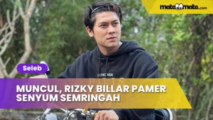 Akhirnya Muncul, Rizky Billar Pamer Senyum Semringah
