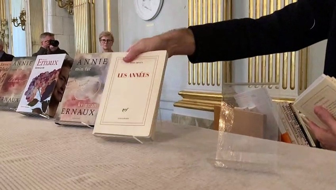 Annie Ernaux wird mit Literaturnobelpreis geehrt