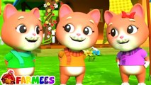 Three Little Kittens | Nursery Rhymes And Cartoon Videos by Farmees