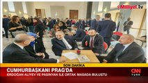Cumhurbaşkanı Erdoğan, Aliyev ve Paşinyan bir arada