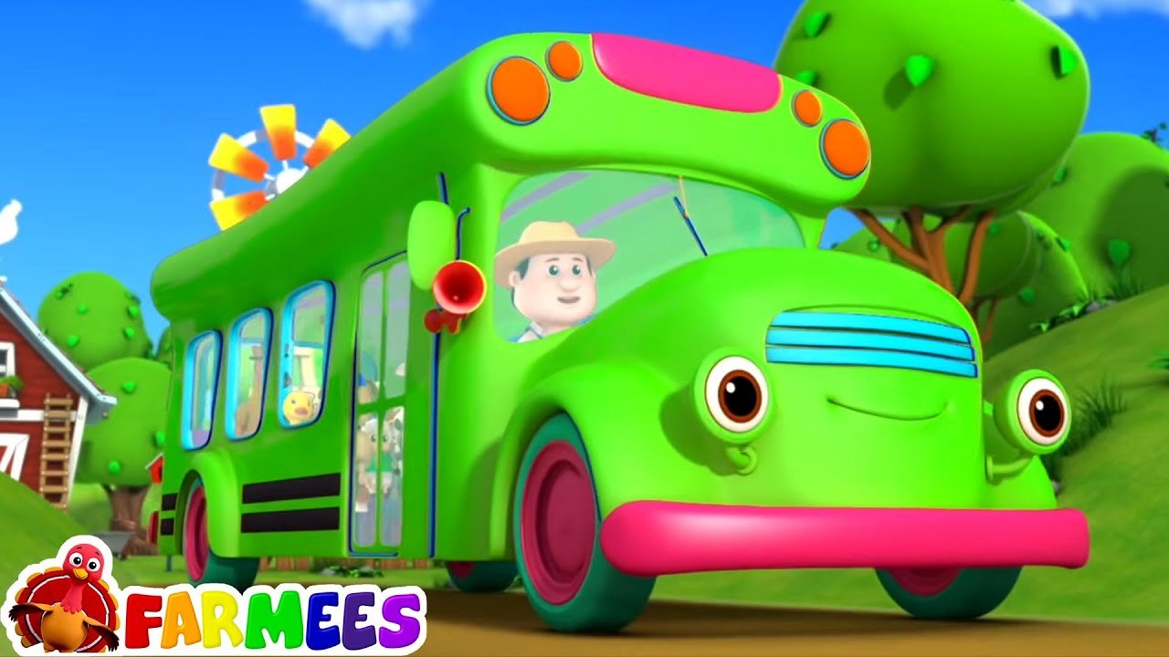 Wheels On The Bus, Nursery Rhymes and Learning Videos for Kids by Farmees video Dailymotion