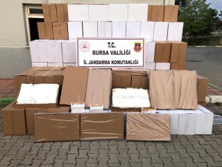 Son dakika haberleri! Jandarmadan 1 milyon 750 bin kaçak makaron operasyonu