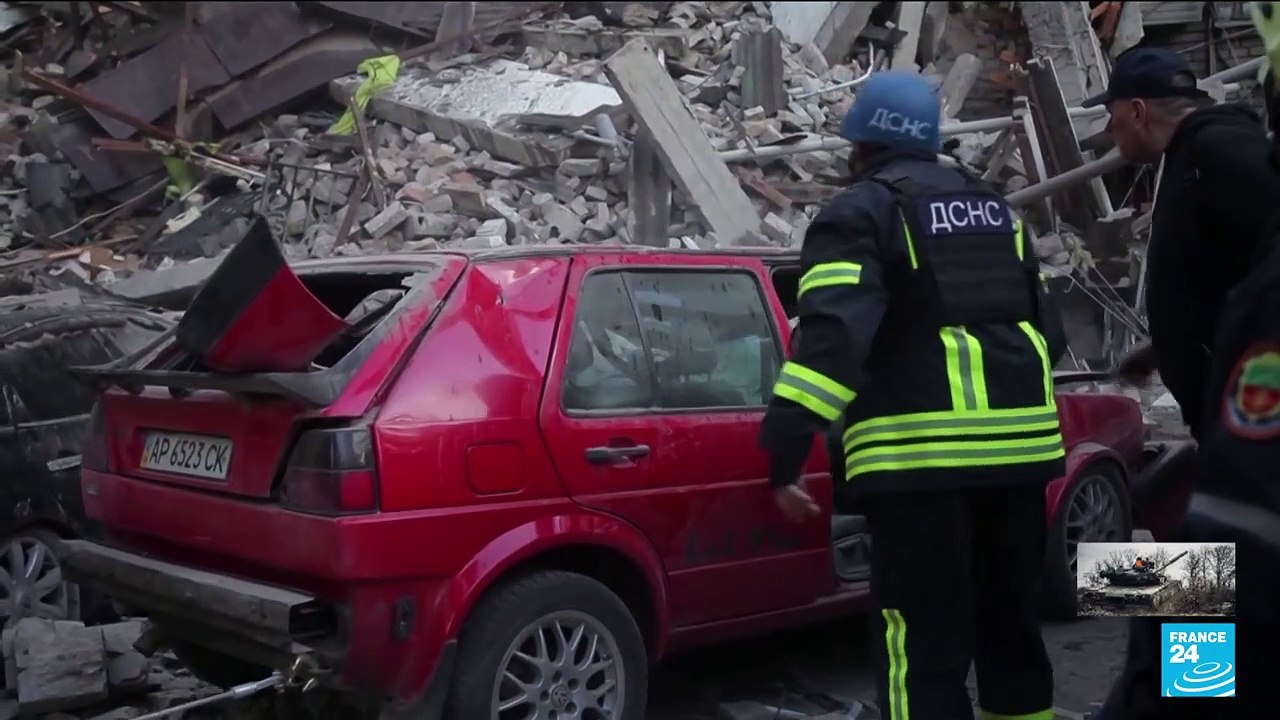 Russian missile strike kills 3 people, destroys apartment block in Ukraine's Zaporizhzhia