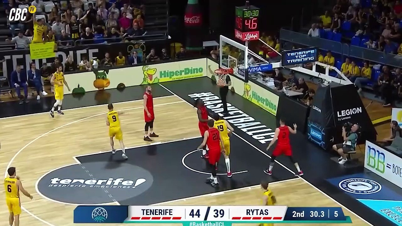 Txus Vidorreta. Pospartido del CB Canarias-Rytas Vilnius