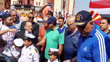 وزير الرياضة يطلق المهرجان الرياضي للمشي بمحافظات الجمهورية احتفالا بذكرى انتصارات أكتوبر