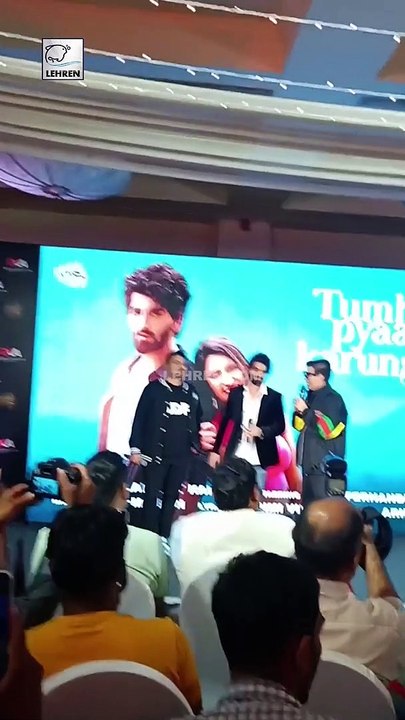 Karan Johar Teases Lakshay Kapoor At The Song Launch Of "Tumhe Pyaar Karungga"