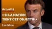 Sobriété : « Si on se mobilise tous, on passe l'hiver », déclare Emmanuel Macron