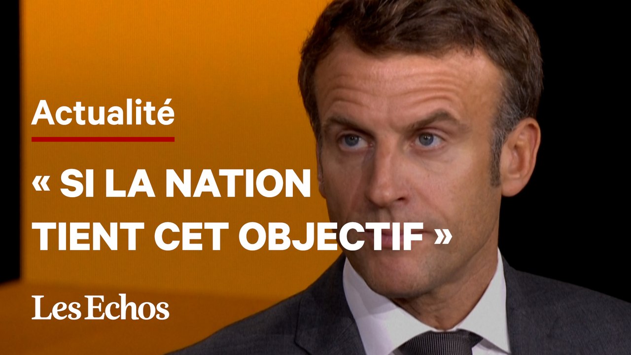 Sobriété : « Si on se mobilise tous, on passe l'hiver », déclare Emmanuel Macron