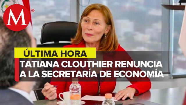 Tatiana Clouthier renuncia a la Secretaría de Economía: AMLO