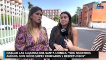 Hablan las alumnas del Santa Mónica: “Son nuestros  amigos, son niños súper educados y respetuosos”